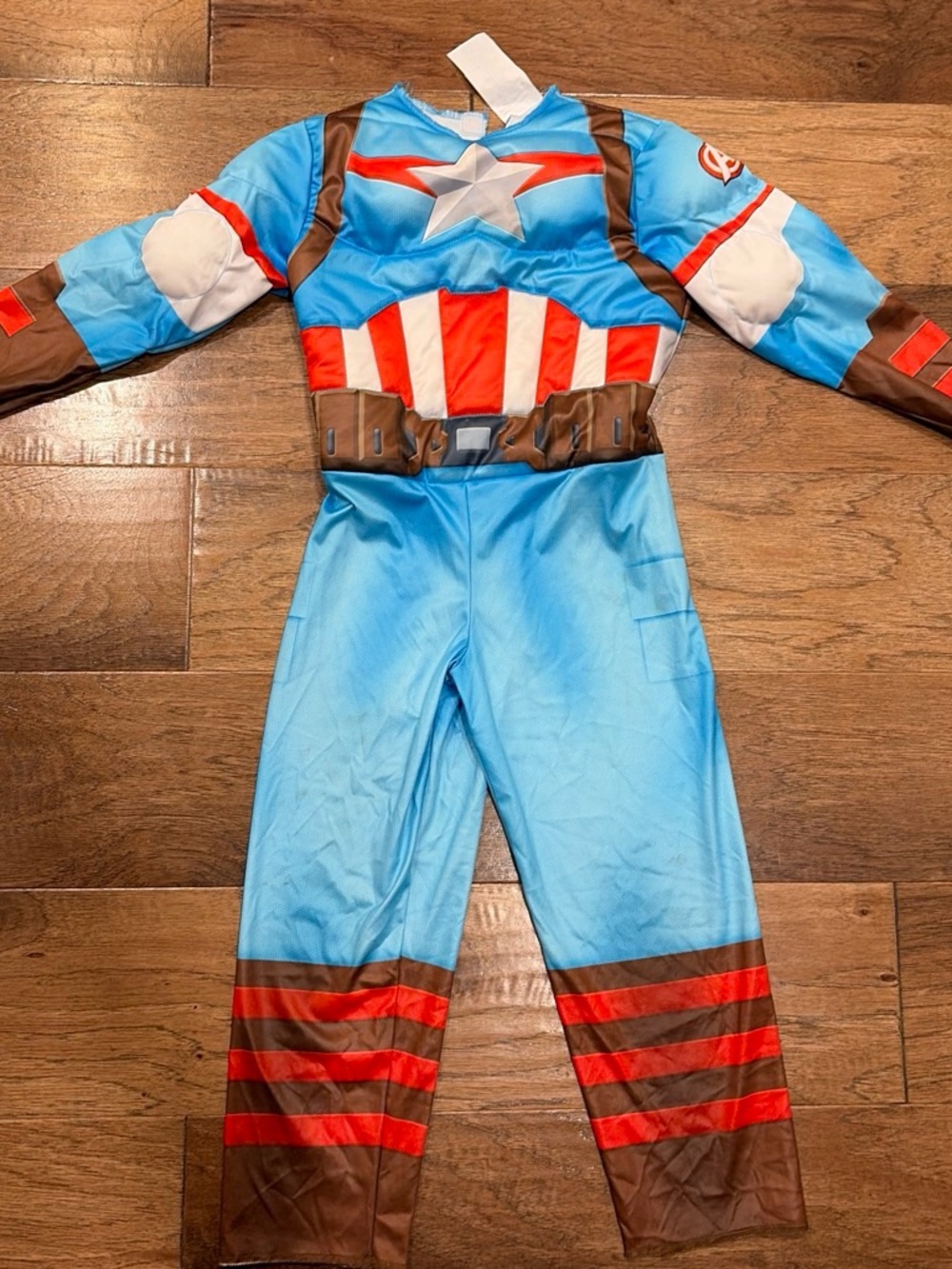 Marvel Captain America Blue, Red & White Kids Superhero Costume